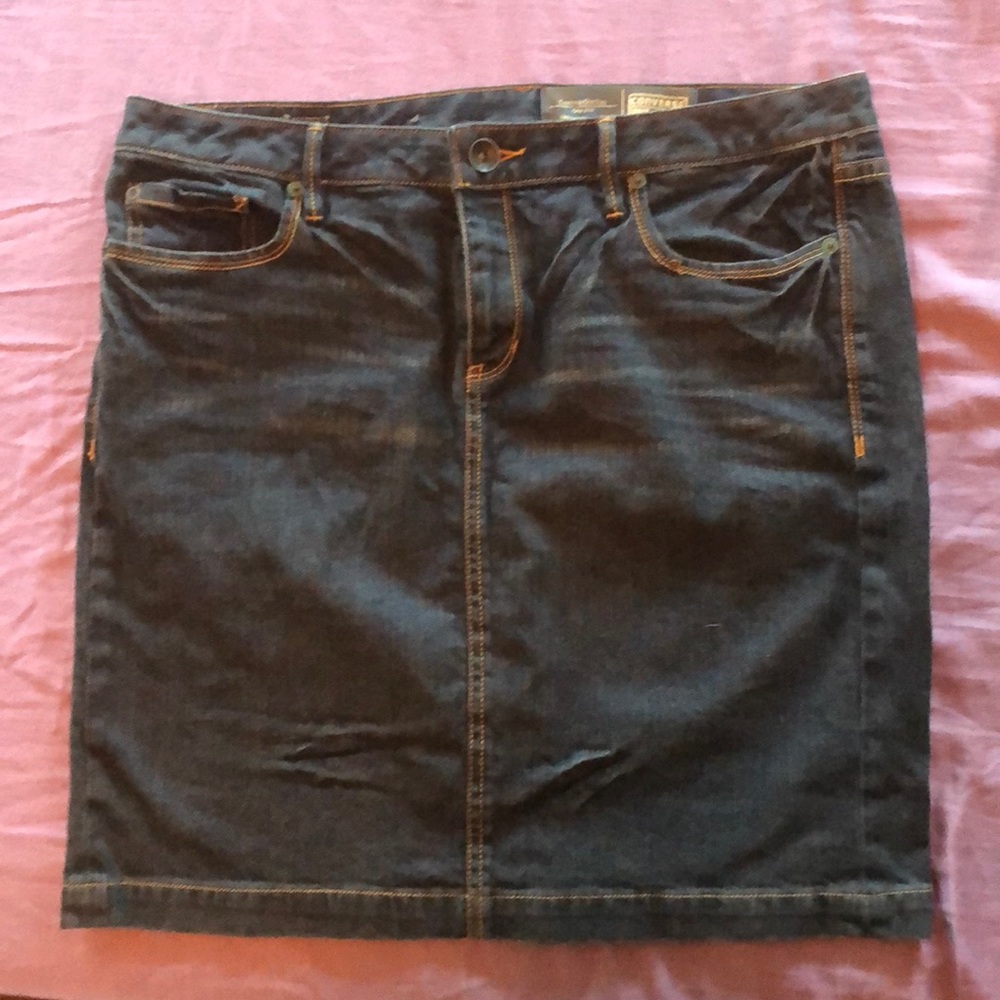 Jean Mini Skirt- Converse